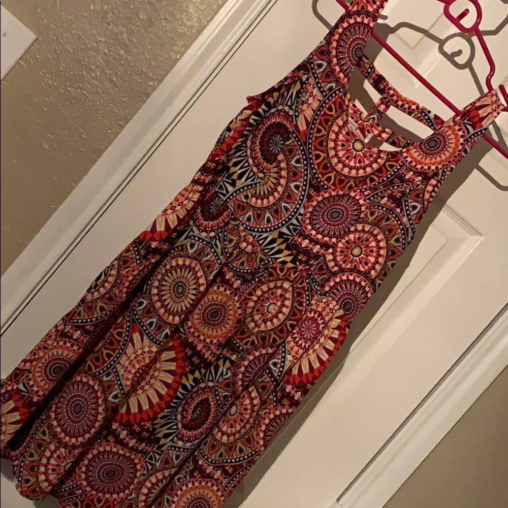 Multi color mini dress